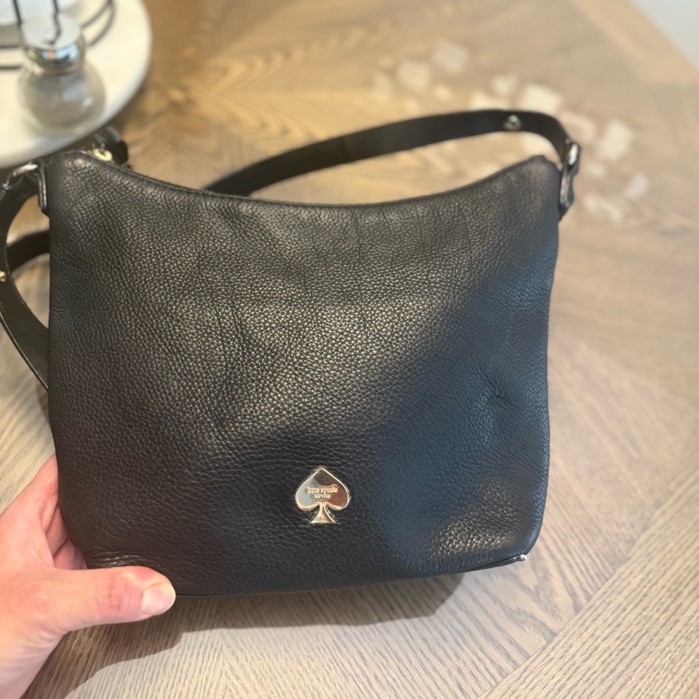 Kate Spade Black Leather Crossbody Bag